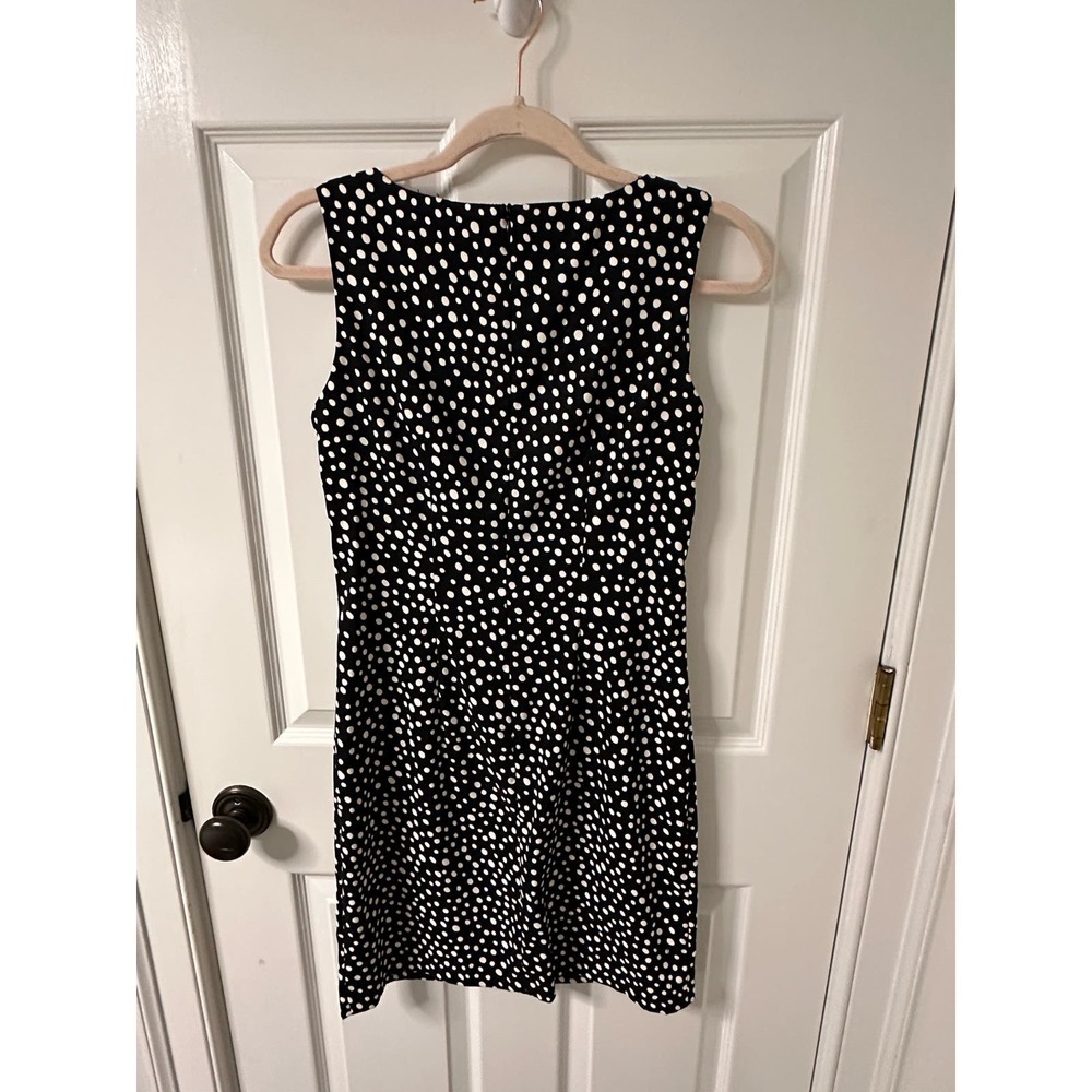 Vintage ABstudio size 2 black and white polka dot dress - Picture 6 of 6